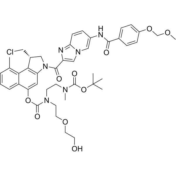 MethylCBI-azaindole-benzamide-MOM-Boc-ethylenediamine-D 2222445-87-4